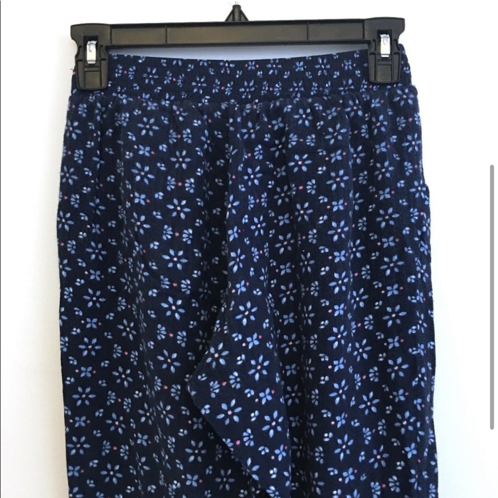 ISO!!! Blue and Pink Floral Hollister Elastic Waistband Joggers Soft Pants